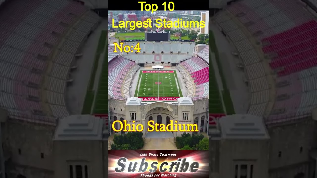 Top 10 Largest Stadiums in the World 2022 #shorts #top10 #worldcup2022