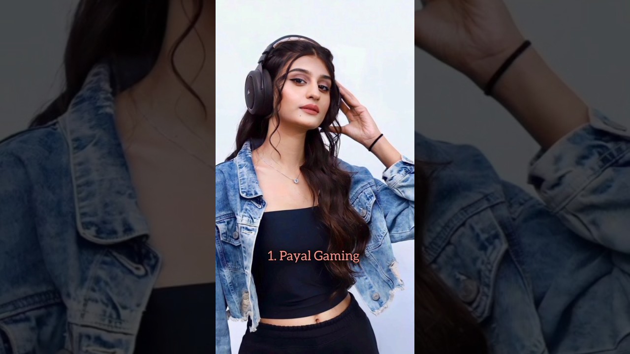 Top 10 most beautiful female gamers in India #top10#gamers#payalgaming#kaashplays#chikugaming#xyaa