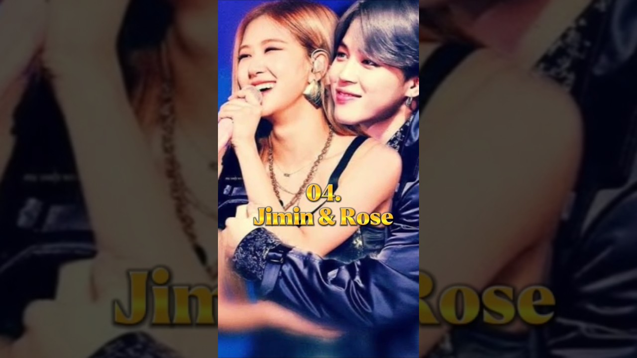 Top 10 Most Beautiful Moment Bts Jimin With Blackpink Rose#btsmember #blackpink #jimin #rose #shorts