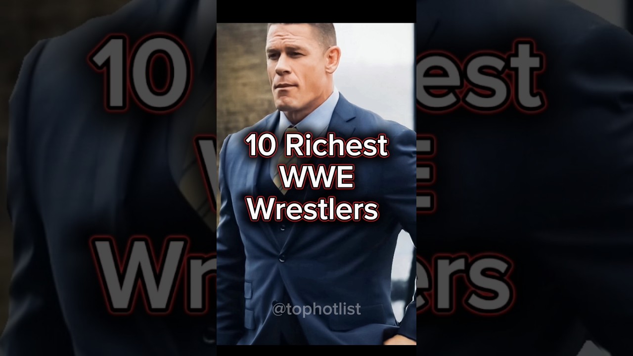 Top 10 Richest WWE Wrestlers and Their Net Worth (2024) #wwe #shorts