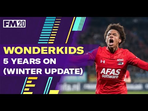 Top 10 Wonderkids 5 years on FM20 - 10 amazing wonderkids in Football Manager 2020 (Winter Update)