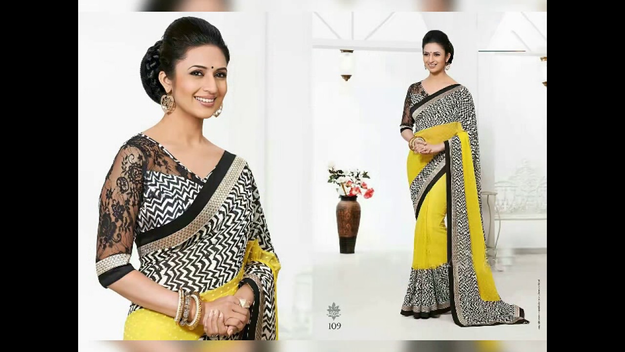 Top 16 designer saree blouse collection ll Divyanka tripathi