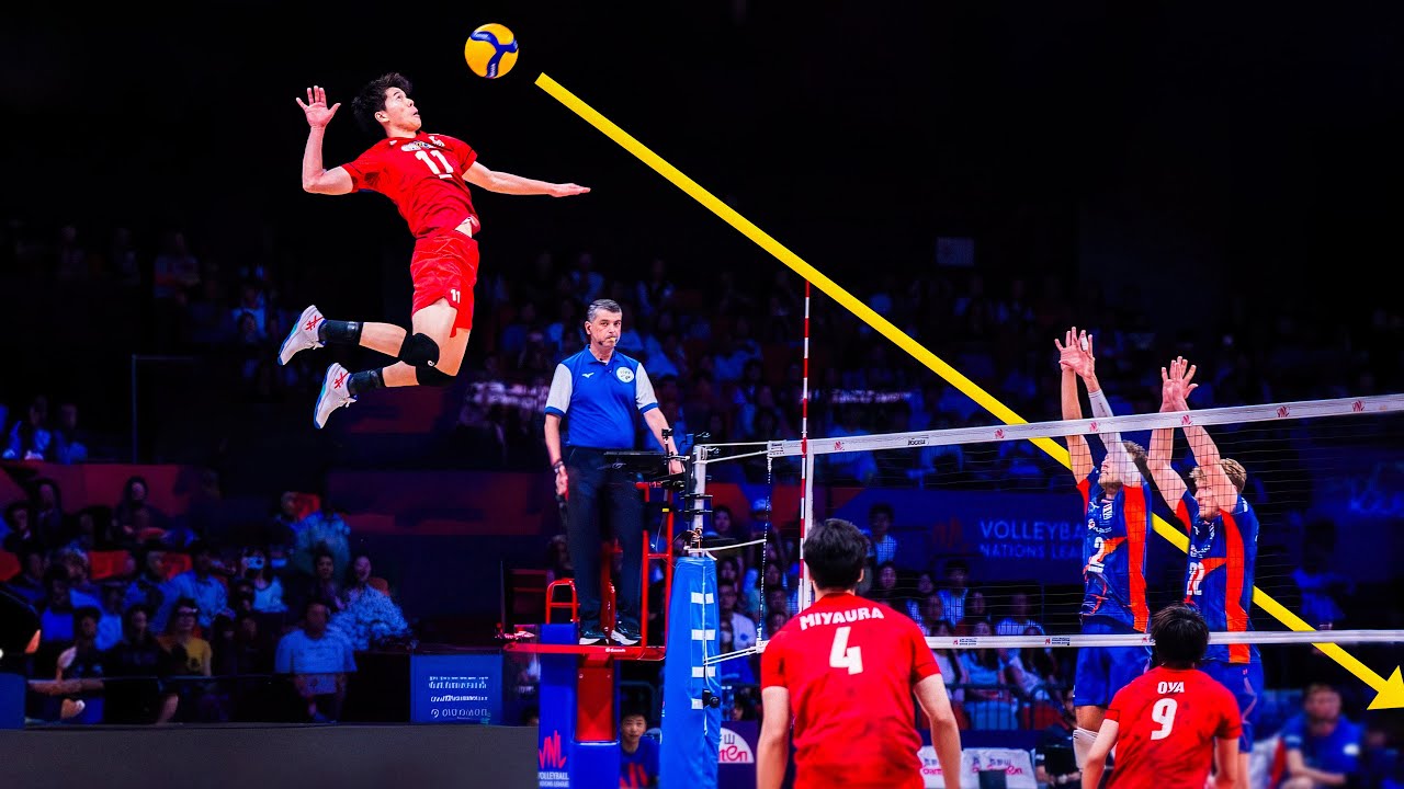 TOP 20 Monster Volleyball Spikes | Men's VNL 2025 | Crazy Actions !!!