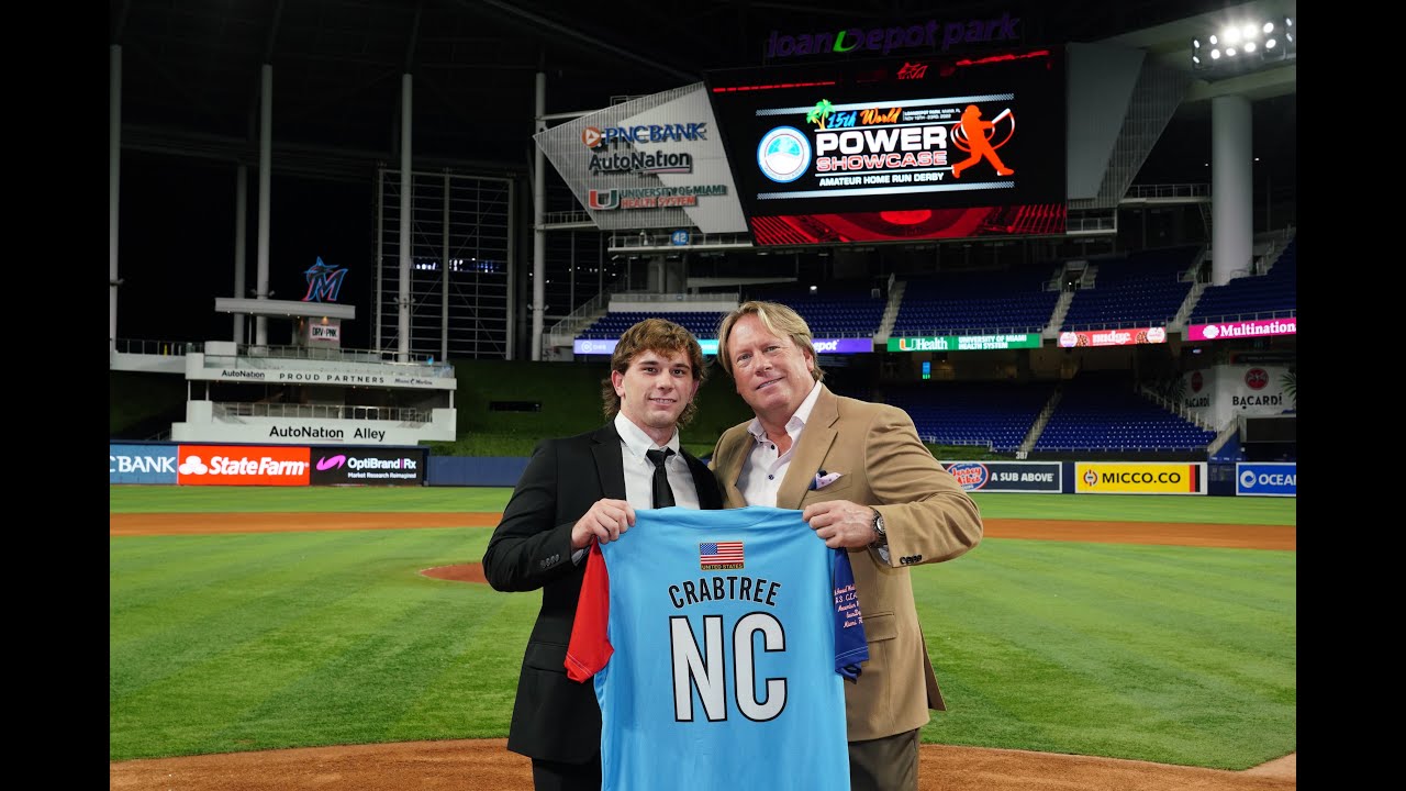 Top (2023) Prospect (NC) Brandon Crabtree ~ 15th World POWER SHOWCASE loanDepot Park 11/19-23/22 FL.