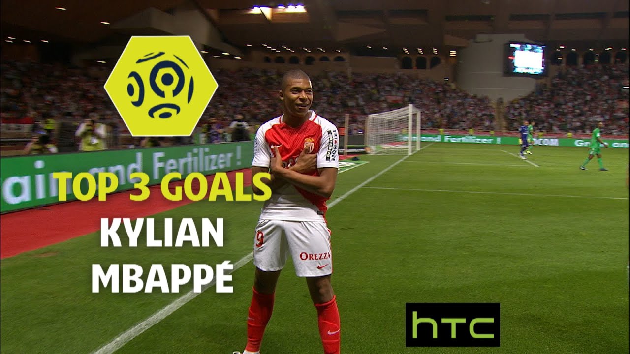 Top 3 Goals Kylian Mbappé - AS Monaco 2016-17 - Ligue 1