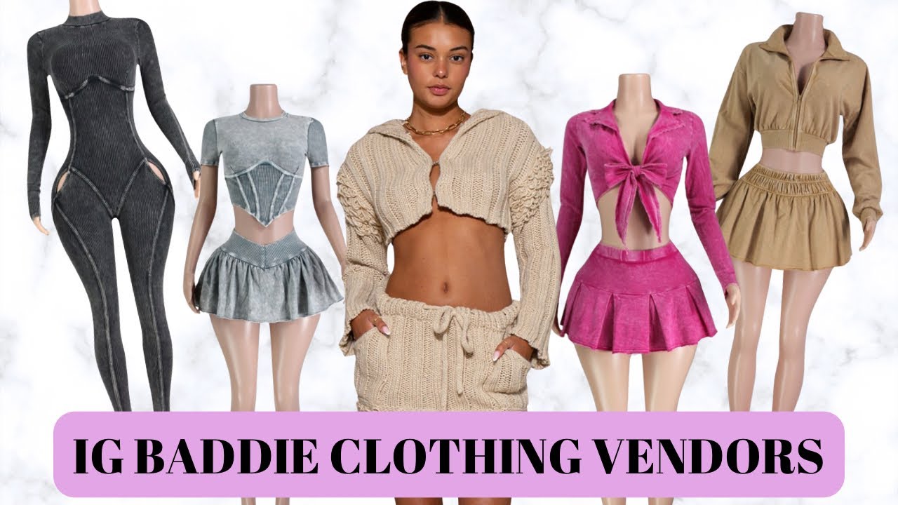 TOP 3 INSTAGRAM BADDIE CLOTHING VENDORS FOR 2024-2025 || FREE WHOLESALE #CLOTHINGVENDORS