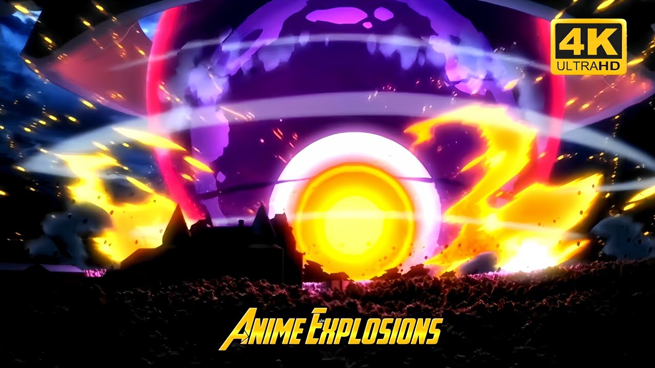 Top 4 Anime Explosions💥 - Fate Stay Excalibur, Magical Splash Flare, Megumi Explosion, I am Atomic