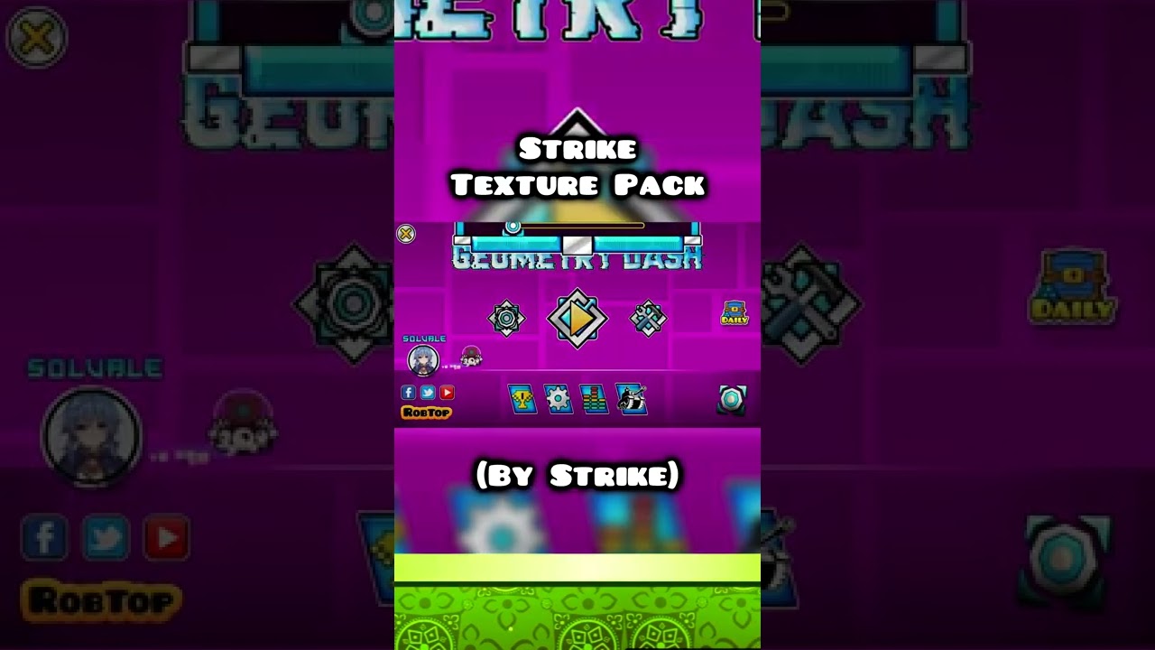 TOP 5 BEST EPIC ICON TEXTURE PACKS FOR GEOMETRY DASH 2.11 [#11] | #Shorts #GeometryDash