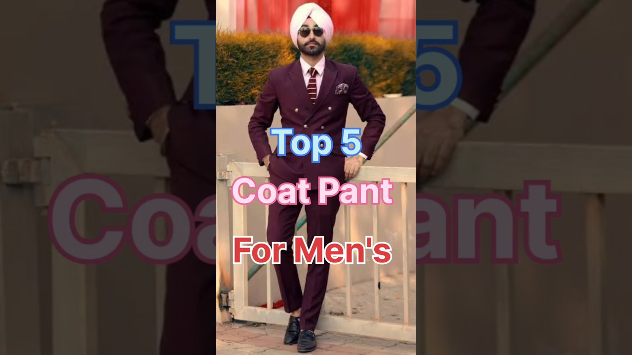 😎Top 5 Coat Pant For Men's 2025 #fashion #mensfashion #menstyle #outfit #blazer #wedding