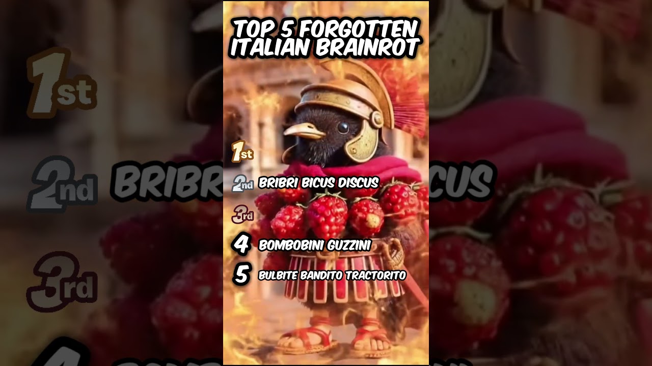 Top 5 Forgotten Italian Brainrot #brainrot #memes #SpioneroGolubiro
