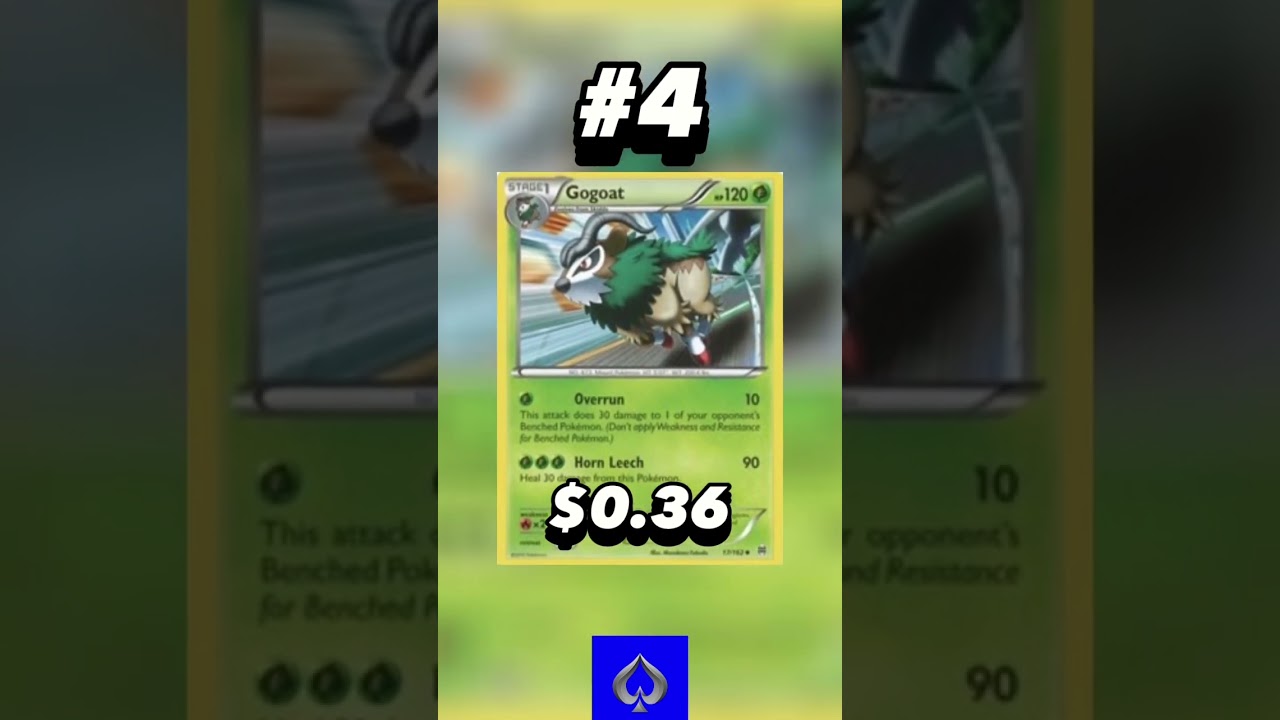 Top 5 Gogoat Pokémon cards #pokemon #pokemoncards #shorts