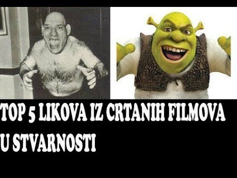 Top 5 likova iz crtanih filmova u stvarnosti