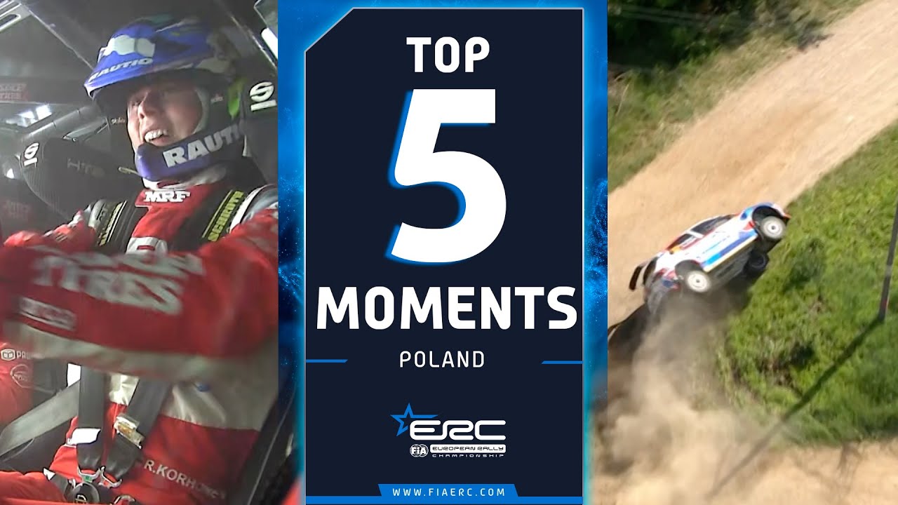 TOP 5 MOMENTS! : ERC ORLEN OIL 81st Rally Poland 2025