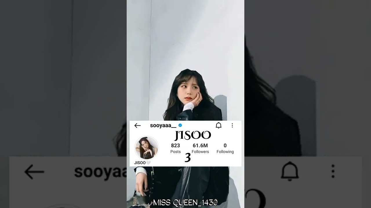 Top 5 Most Followed Kpop Idol's on Instagram | Blackpink Bts #lisa#jennie #jisoo#rose #v#kpop#shorts