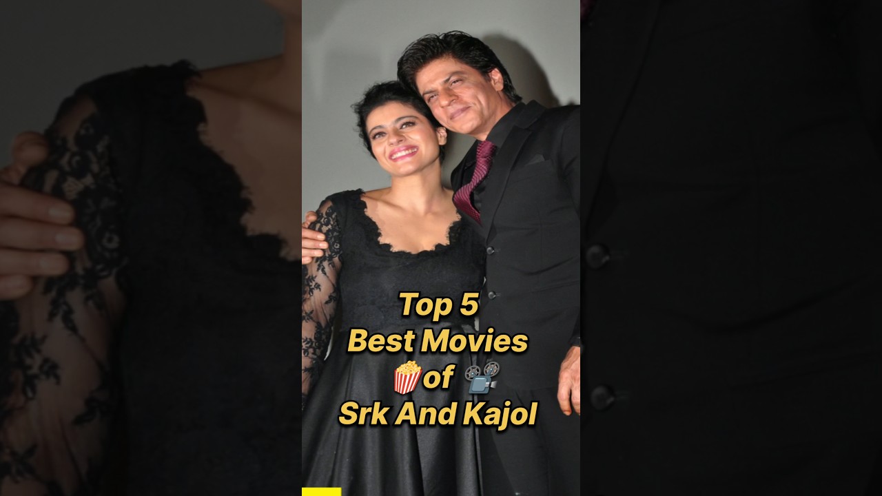 Top 5 Movies of SRK and Kajol together 😊#top5 #bollywood #shorts
