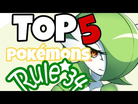 TOP 5 Pokémons MÁS afectados por la R34 😳