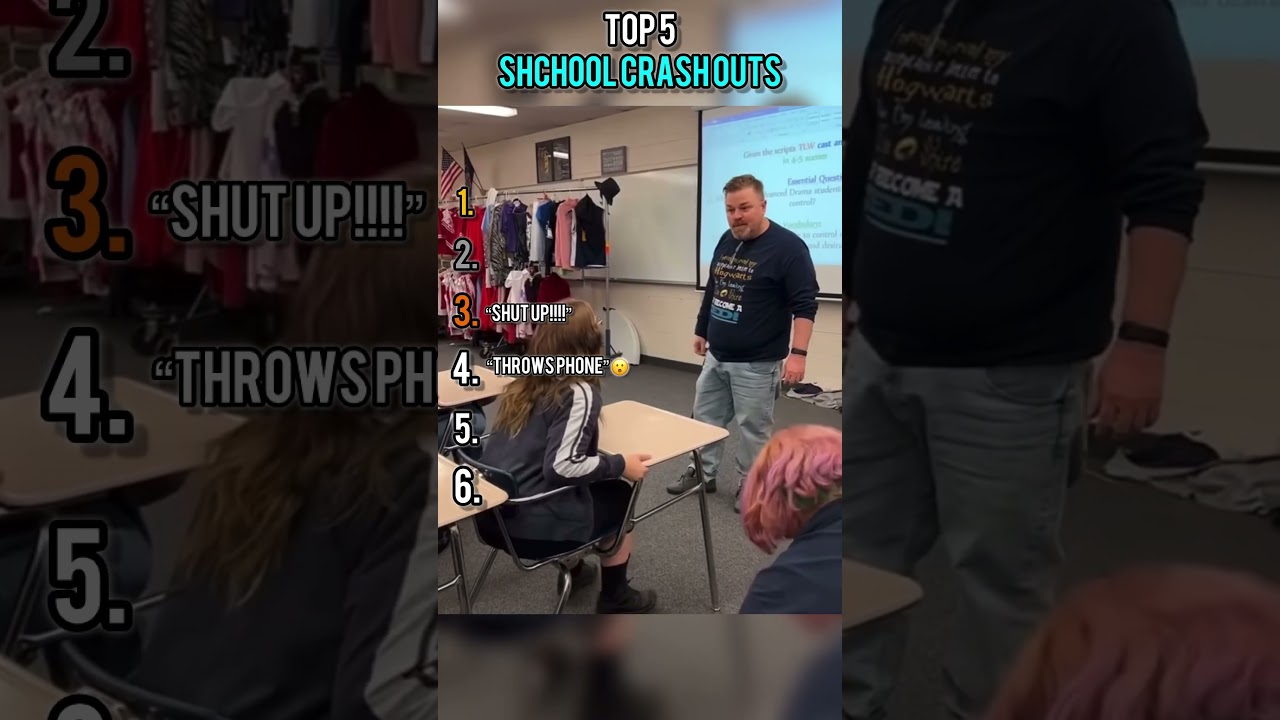 Top 5 School Crash Outs 🤯