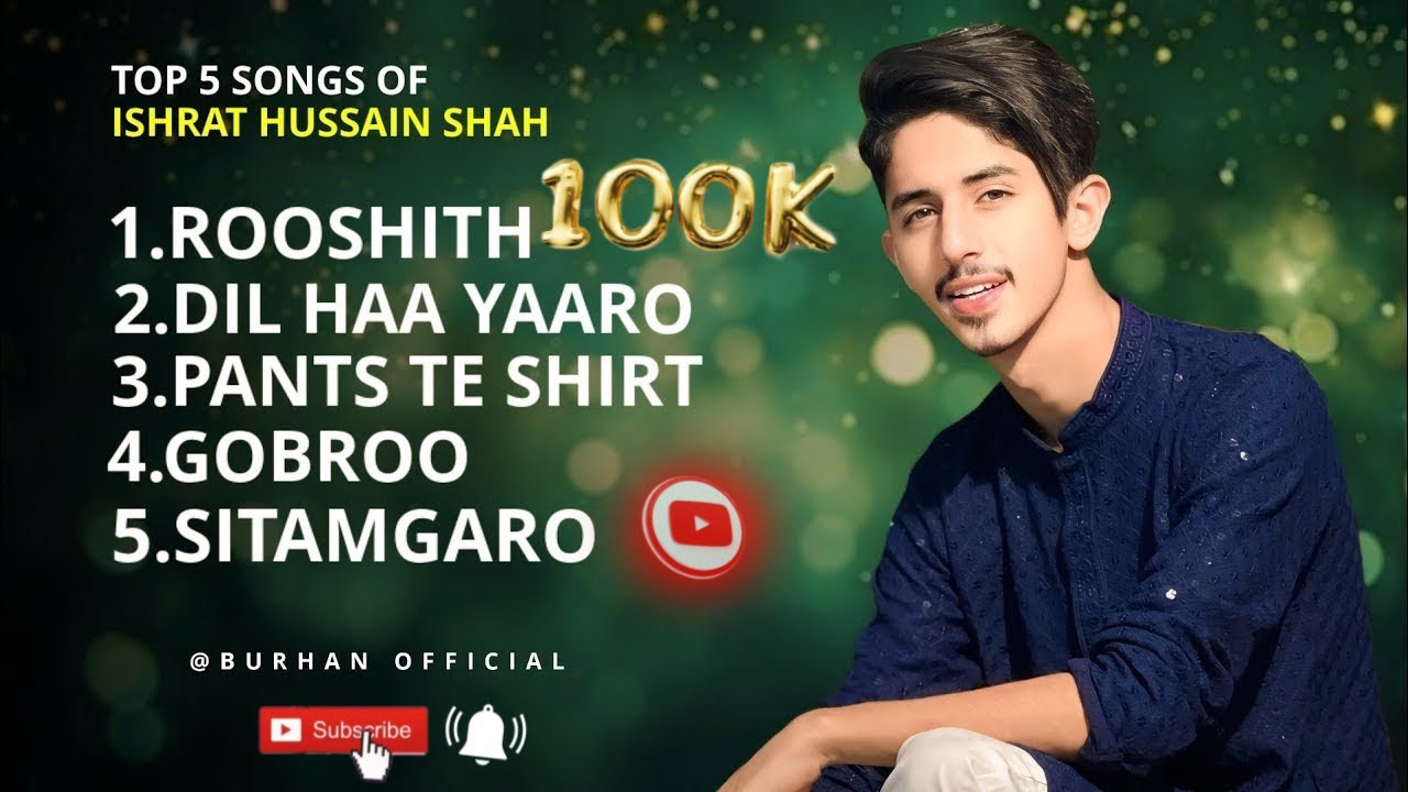 Top 5 Songs Of Ishrat Hussain Shah || All time Big Hits || Trending Songs