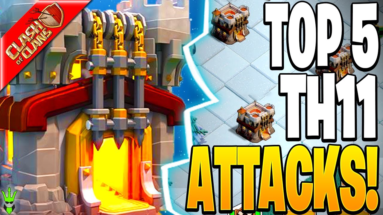 TOP 5 TH11 ATTACKS FOR CWL! - Clash of Clans