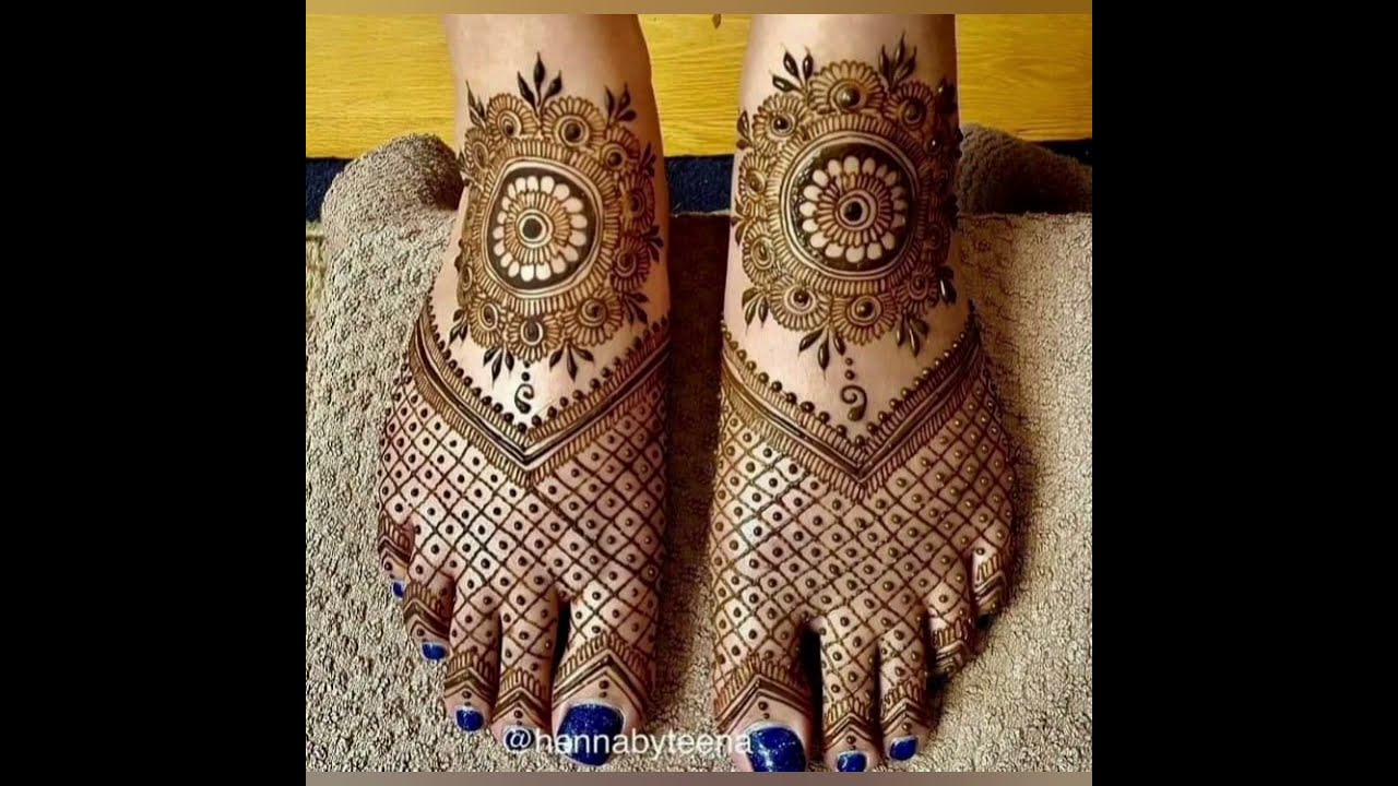 TOP 50 Best Foot Mehndi Designs Collection Picture Photo Images