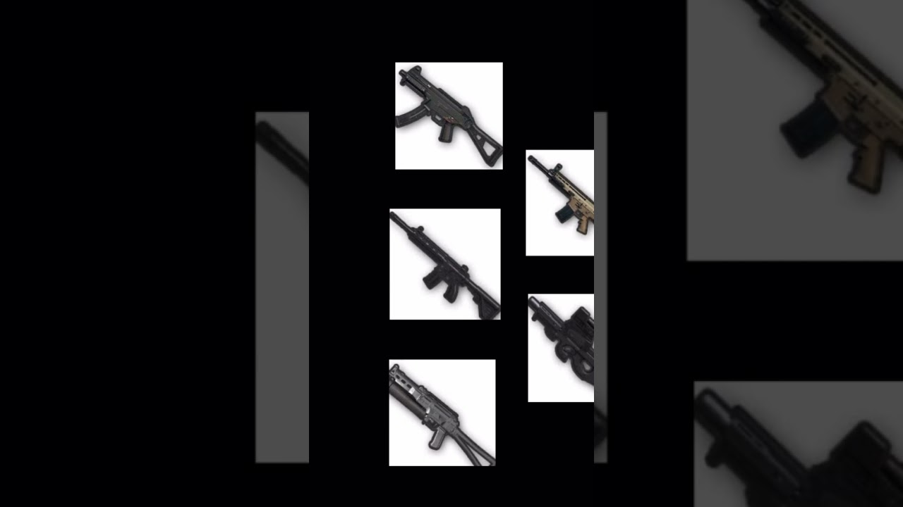 Top 7 Pubgm Guns #pubgmobile #pubg