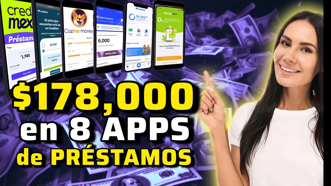 TOP 8 apps de préstamos confiables en 2025 (99% aprobación, SIN BURÓ, transfieren en 20 minutos)