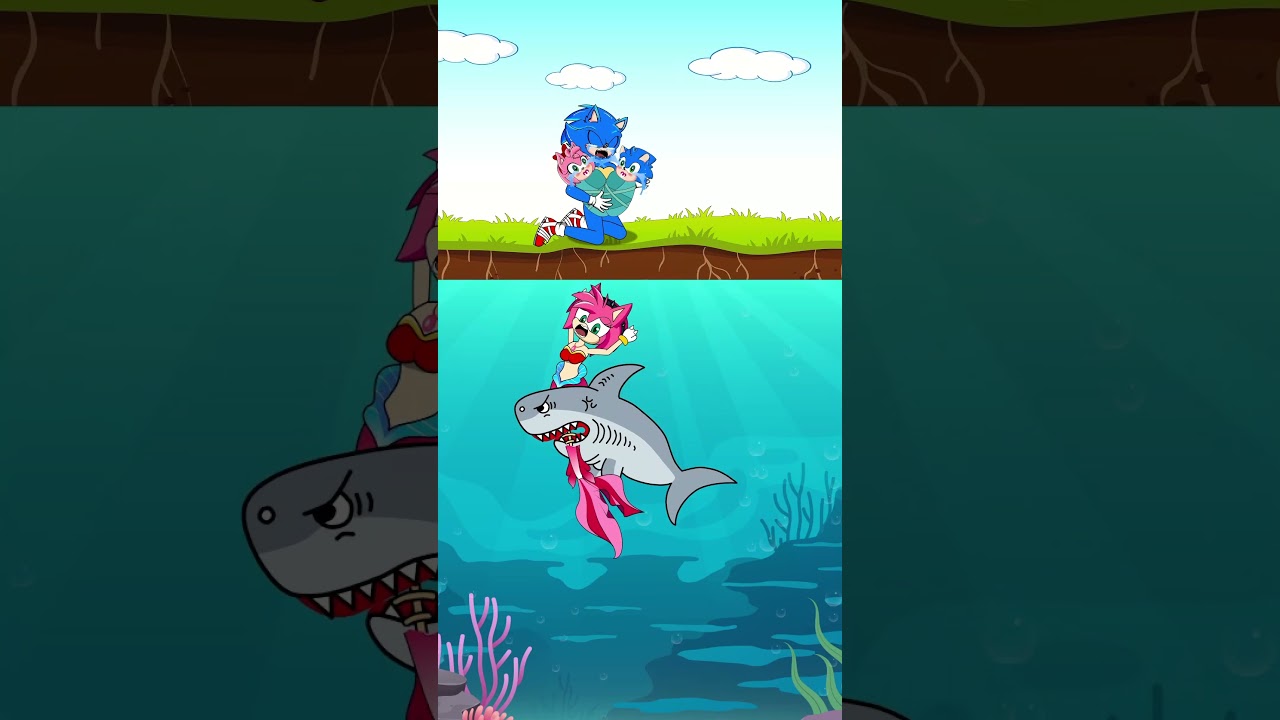 Top Animated stories with Sonic and Amy | Funny Animation #shorts #animation #story