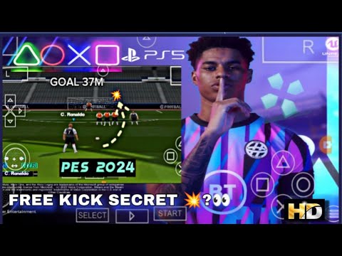 TOP BEST FREE KICK TUTORIAL IN PES 2024 PSP SEASON UPDATE !