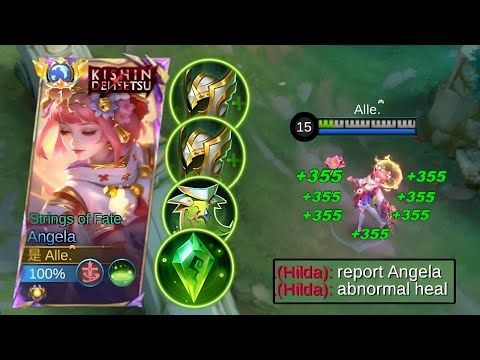TOP GLOBAL ANGELA UNLIMITED SHIELD AND HP REGEN TRICK!!! (please try)