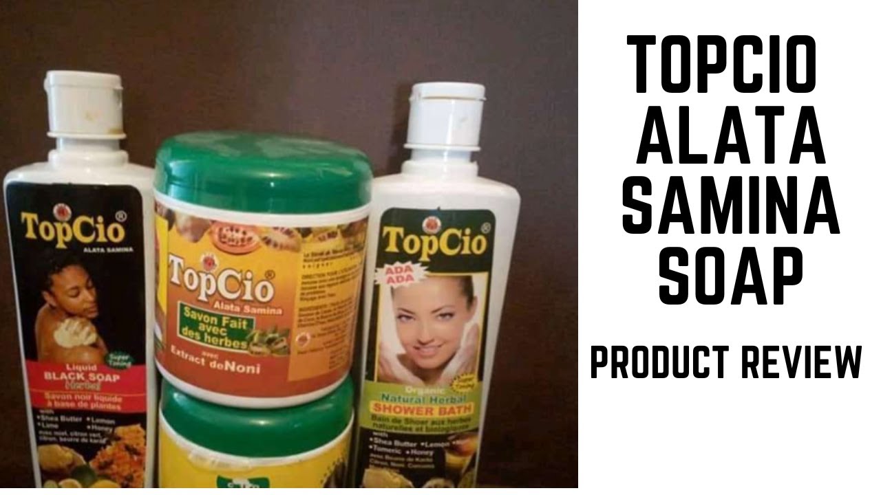 Topcio Alata Ghana Soap for Pimples, Rough Skin & Toning