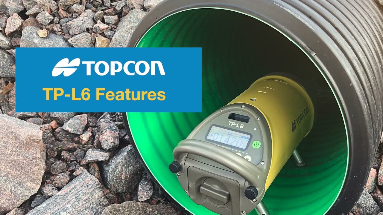 Topcon Pipe Laser TP-L6 Features