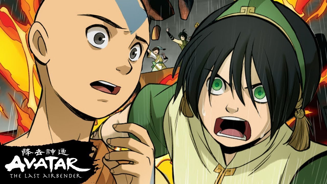 Toph Fights Aang in 
