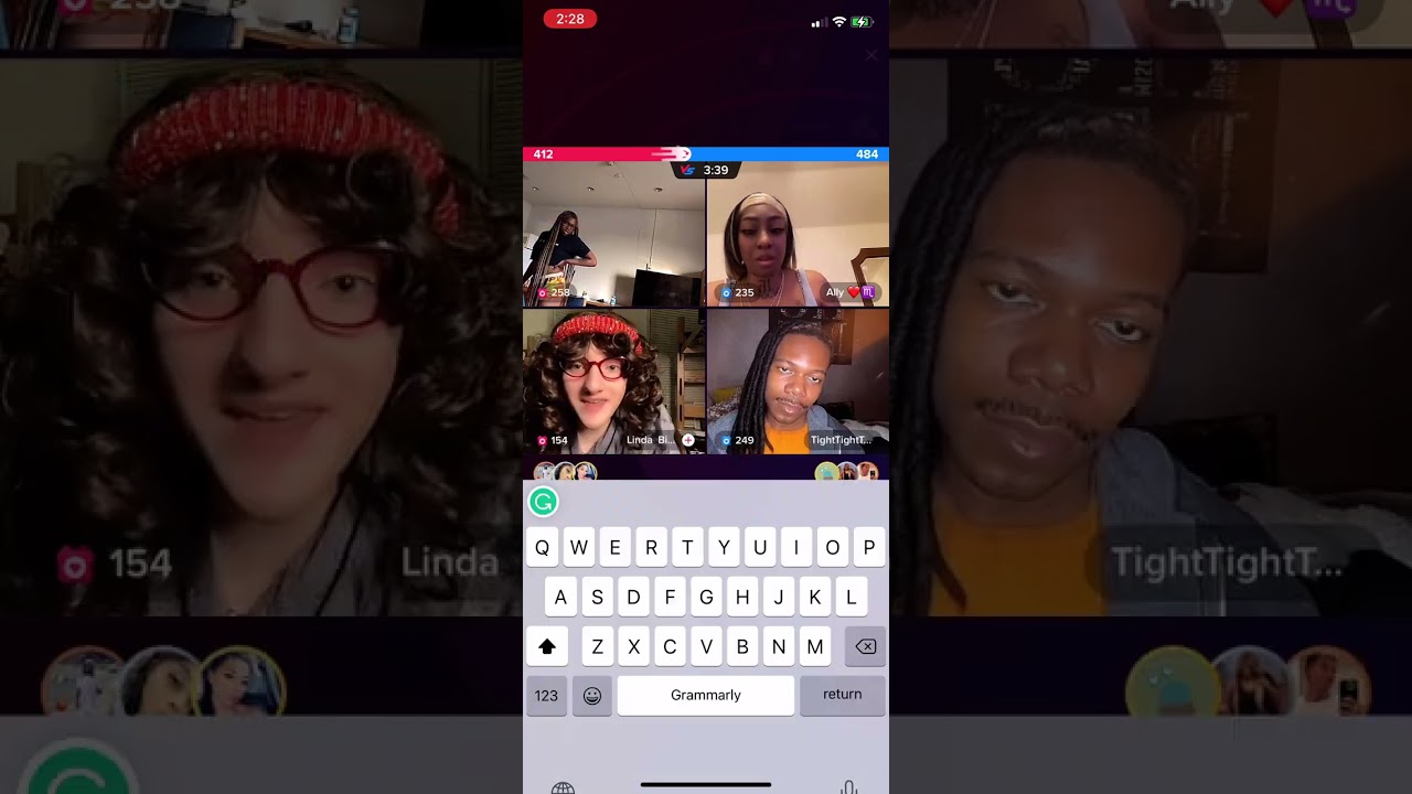 Topher and Lindabinda tiktok live