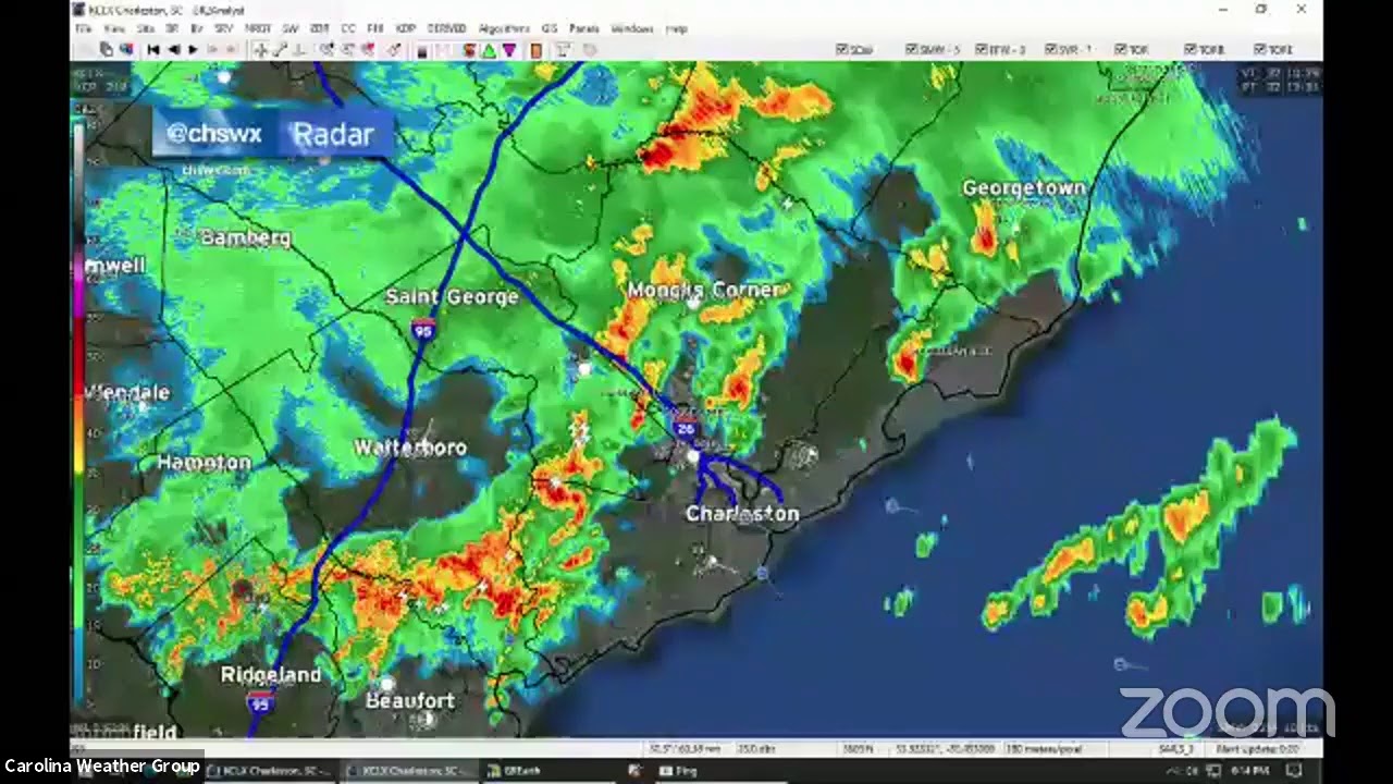 Tornado Warning for Charleston, Colleton, Dorchester #scwx #chswx