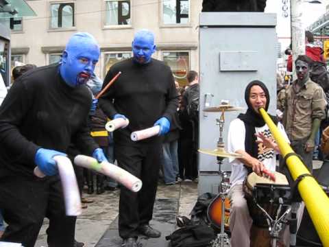 Toronto Zombie Walk 2012 - Zombie Blue Man Group