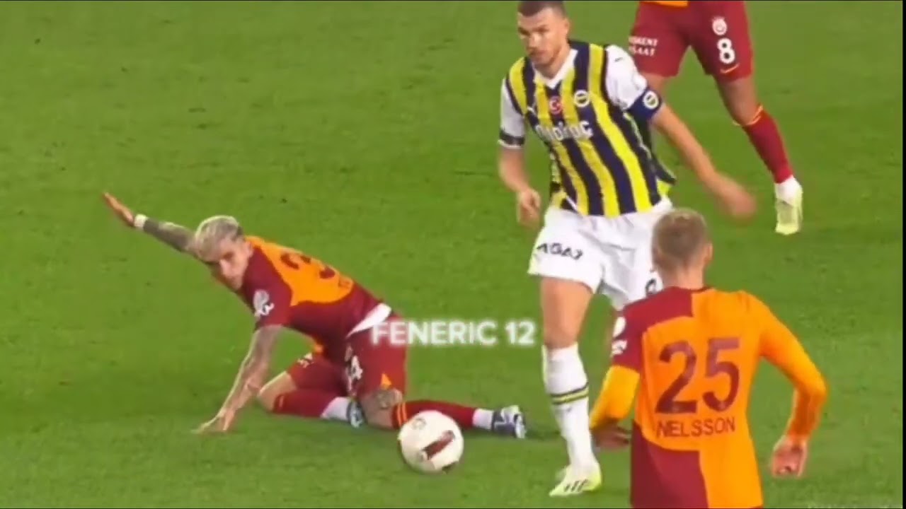 Torreira Kendini Yere Atıyor | Fenerbahçe - Galatasaray Derbisi