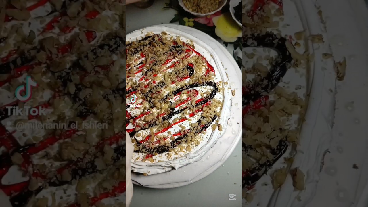Tort sifarişi üçün videoda qeyd olunan tiktok sehifesine yaza bilersiniz #cake #masalli #tort