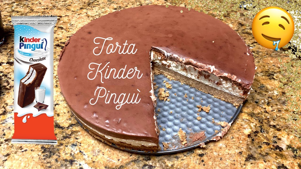 TORTA KINDER PINGUI' senza cottura 🐧