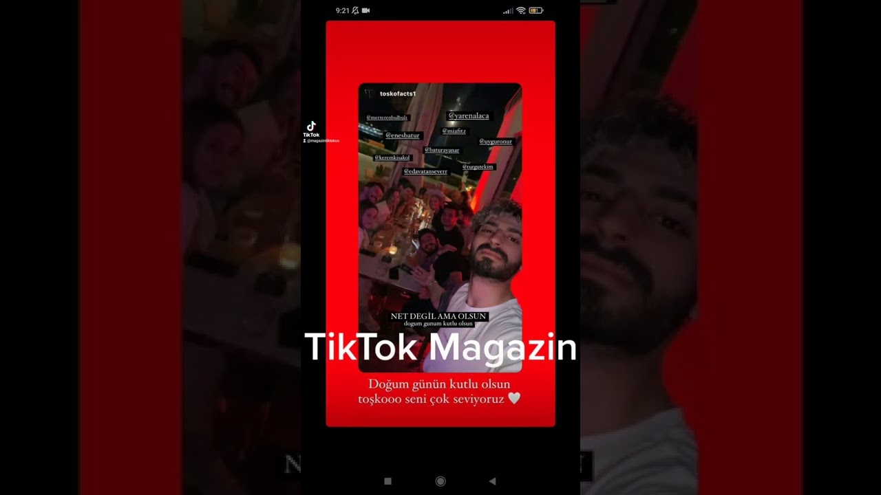 Toskonun Doğum Günü/Enes Batur/Yaren Alaca/Mert Eren Bülbül/Miafitiz/Turgut Ekim/Baturay Yanar/Kerem