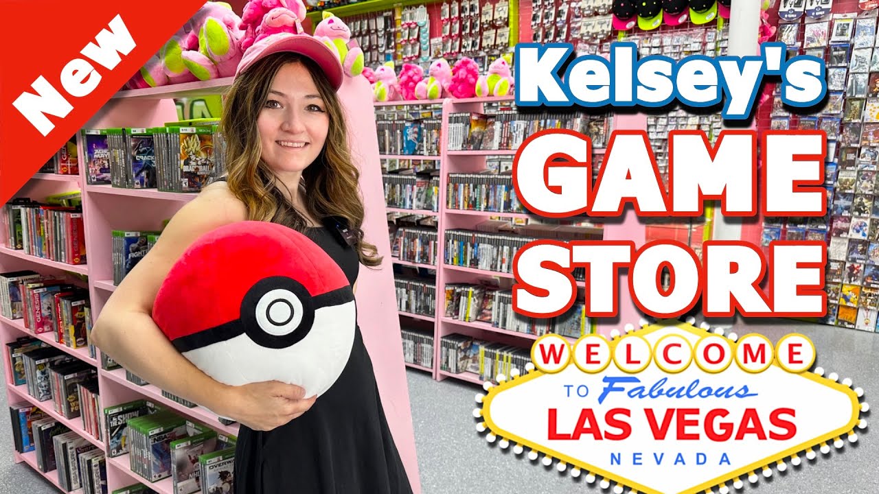 Tour of ** NEW ** Pink Gorilla GAME STORE in Las Vegas!