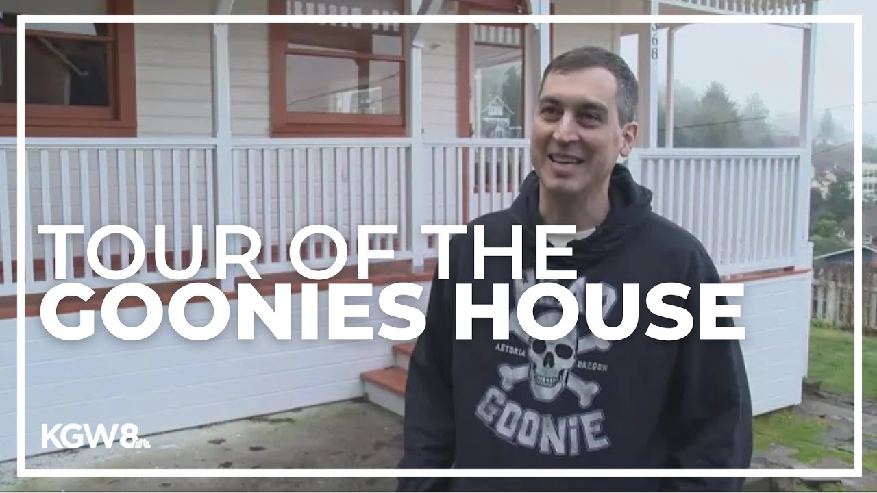 Tour of the The Goonies house in Astoria on Oregon coast