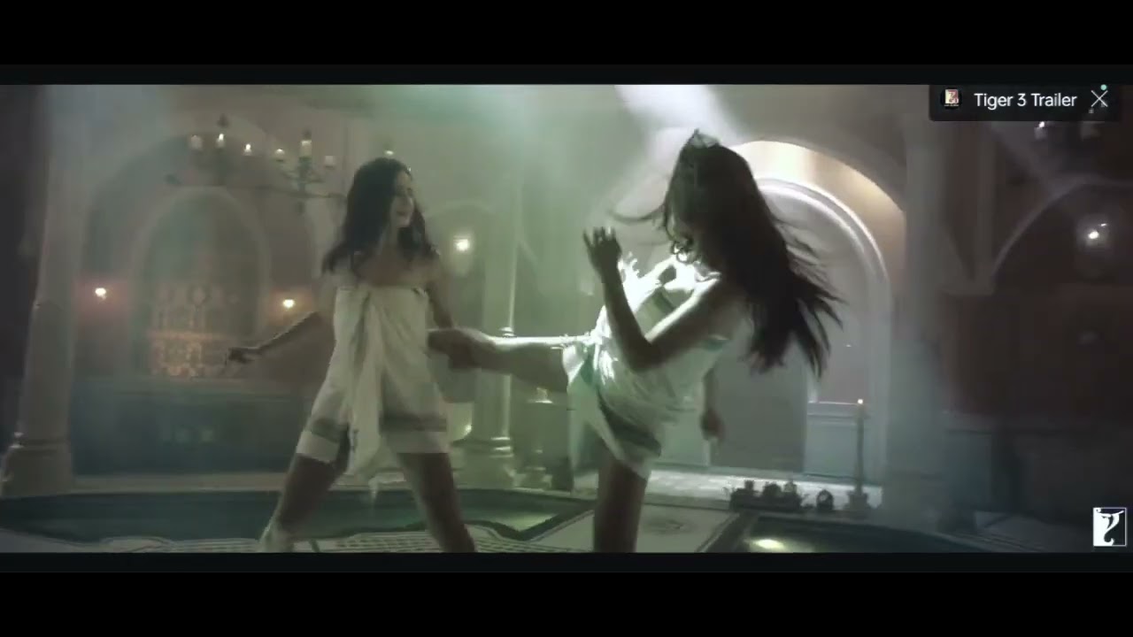 Towel Fight Scene 2 (Extended)- Tiger 3 Trailer _ Katrina Kaif Fighting in Towel Nude Sex