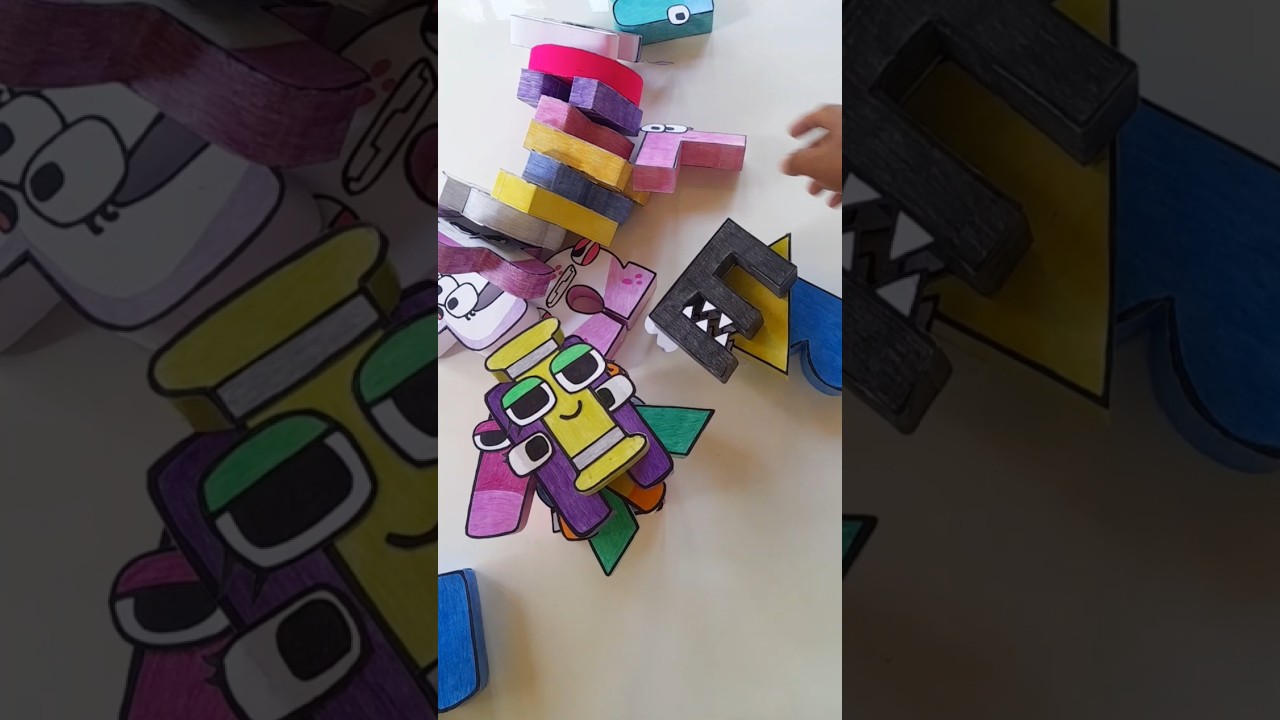Tower GREEK Alphabet Lore | Paper Craft #greekalphabetlore #alphabet #coolcrafts #papercraft