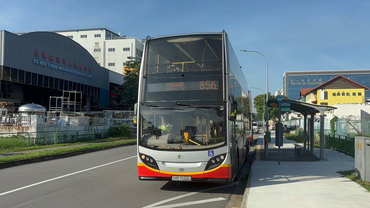 Tower Transit SG Alexander Dennis Enviro500 MMC (Batch 1) SMB3568U on Service 856 at Bus Stop 47091