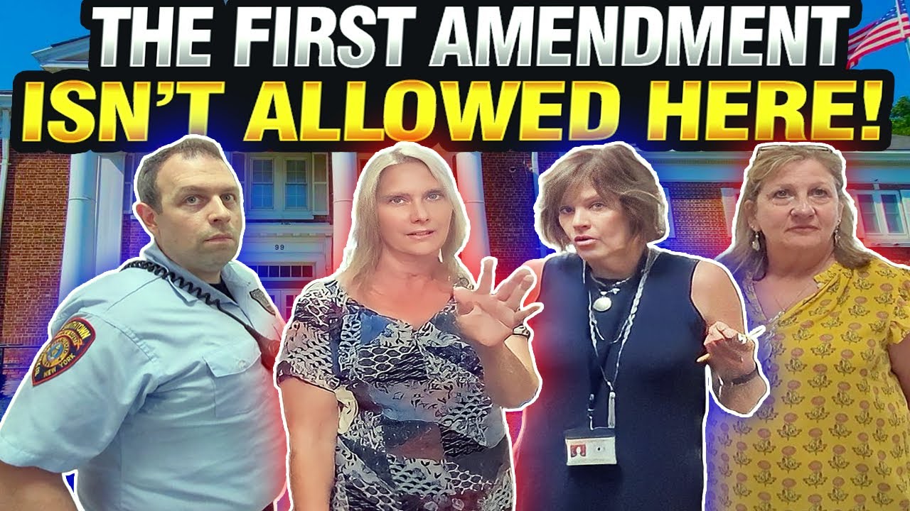 Town Hall Security & Employees Get A FREE Education On The People's Rights!