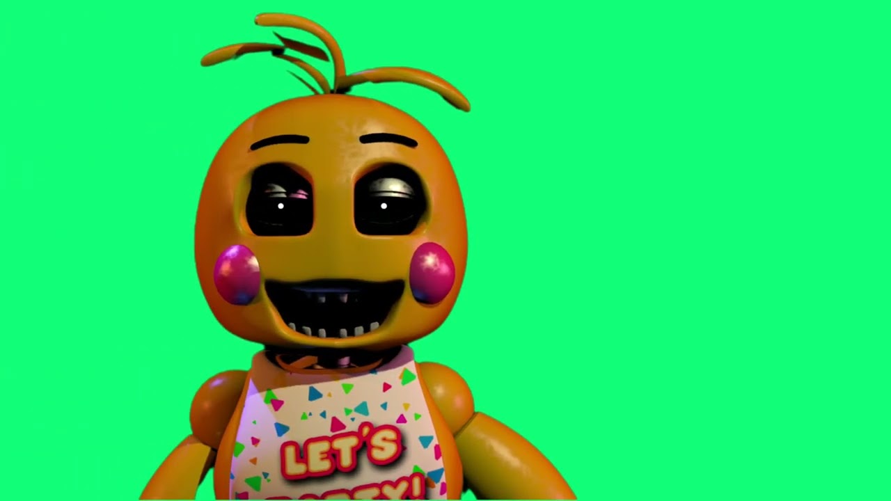 toy chica custom jumpscare green screen