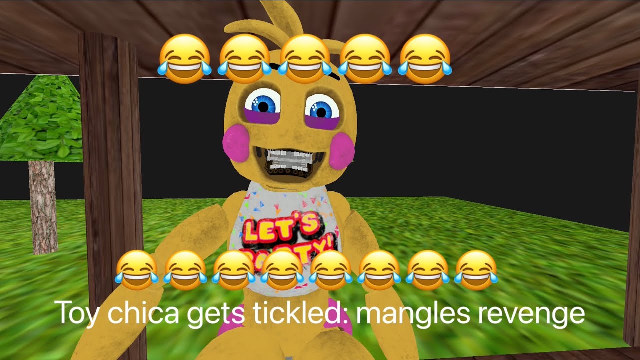 Toy chica gets tickled: mangle’s revenge