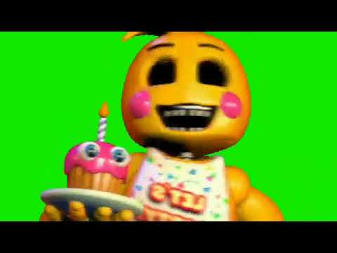 Toy Chica JUMPSCARE Green Screen