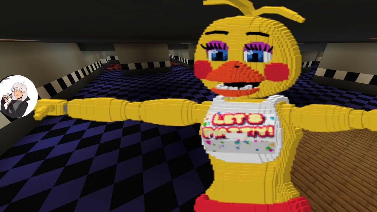 Toy Chica showcase FNAF MULTIVERSE Beta 1.8 [MCPE ADD-on