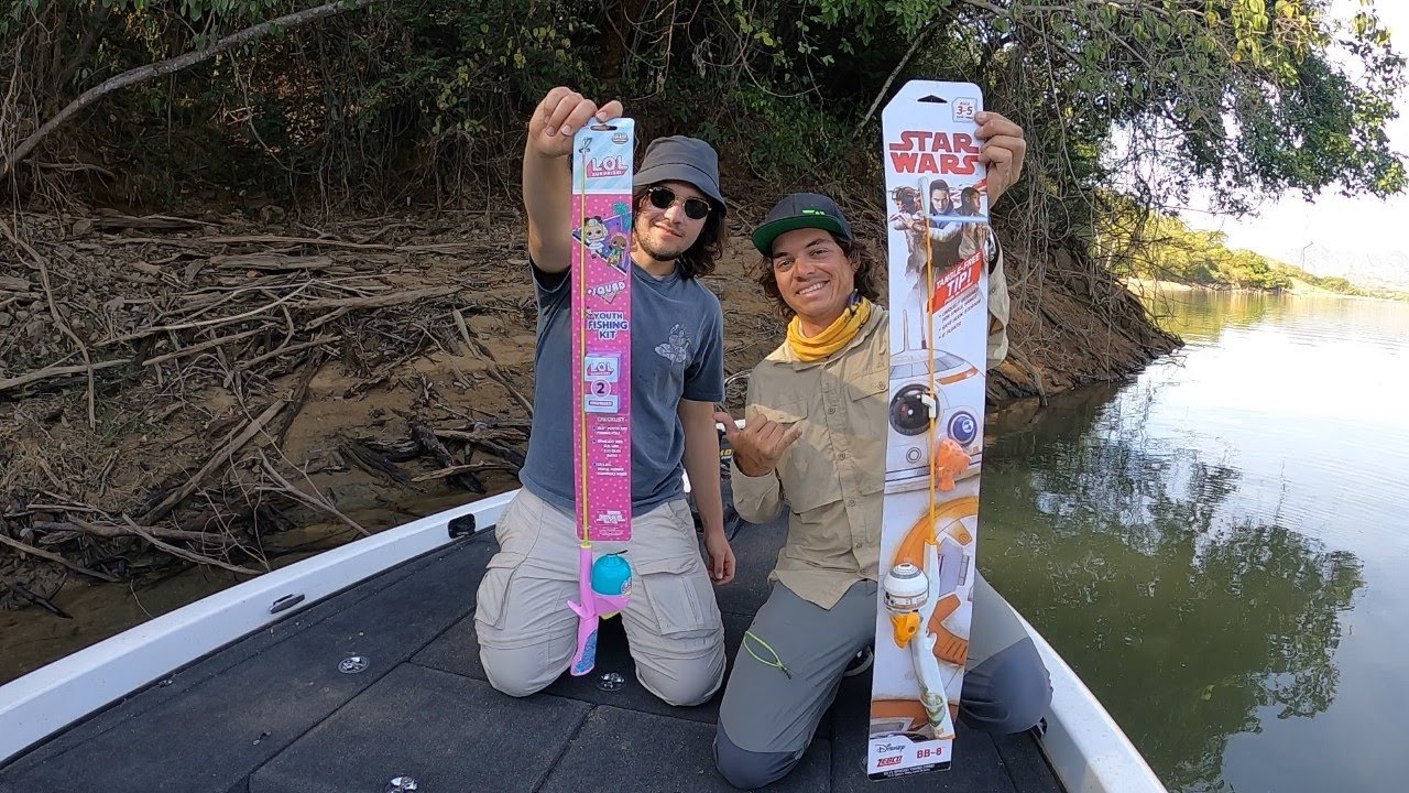 Toy Fishing Rod Challenge! | New Record!!